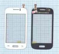 Сенсорное стекло (тачскрин) для Samsung Galaxy Young (S6310), Young Duos (S6312), белый