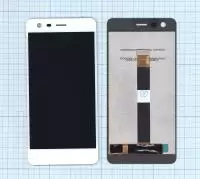 Модуль (матрица + тачскрин) для Nokia 2, белый