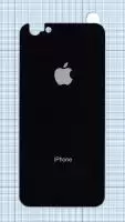 Защитное заднее стекло для Apple iPhone 6, 6S, черное