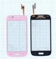 Сенсорное стекло (тачскрин) для Samsung Galaxy Core Plus (G350E), розовый