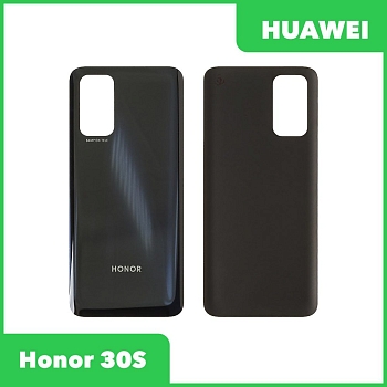 Задняя крышка корпуса для Huawei Honor 30S, черная
