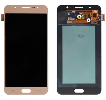 Дисплей Samsung J710F (J7 2016)+тачскрин (золото) OLED