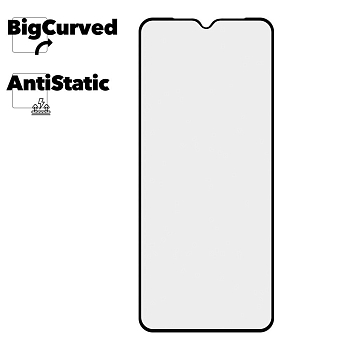Защитное стекло для Xiaomi Redmi 10C Super max Anti-static big curved glass