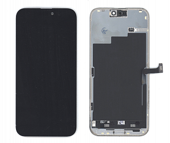 Дисплей (модуль) для Apple iPhone 15 Pro Max в сборе с тачскрином черный (OR)