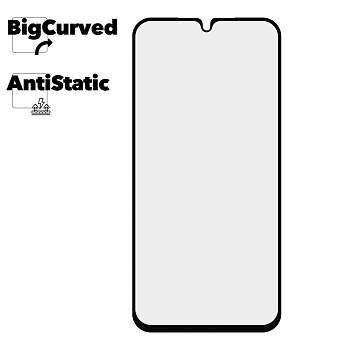 Защитное стекло для Samsung Galaxy A34 Super max Anti-static big curved glass