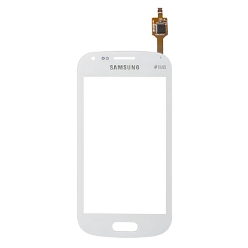 Сенсорное стекло (тачскрин) для Samsung Galaxy S Duos GT-S7562, белый