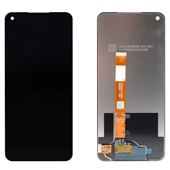 Дисплей OPPO A53, A53s, Realme 7i, Realme C17 (CPH2127, RMX2103)+тачскрин (черный)