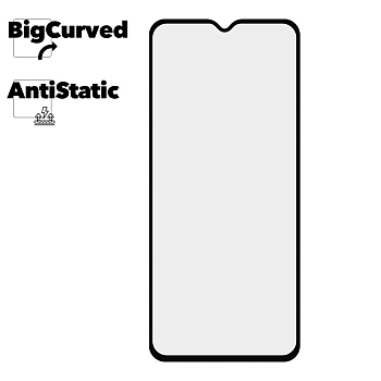 Защитное стекло для Samsung Galaxy A23 Super max Anti-static big curved glass