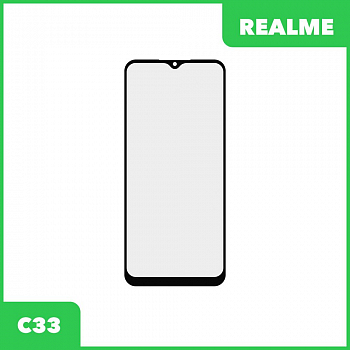 G+OCA PRO стекло для переклейки Realme C33 (черный)