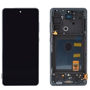 Дисплей Samsung G780F, G781B (S20FE, S20FE 5G) ориг LCD в рамке (черный) Super AMOLED