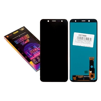 дисплей в сборе с тачскрином (модуль) для Samsung Galaxy A6 (SM-A600F) 2018 ZeepDeep ASIA Super Amoled, черный