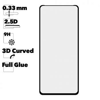 Защитное стекло IT`S ME для Tecno POVA 5 OG Full Glue (черное)