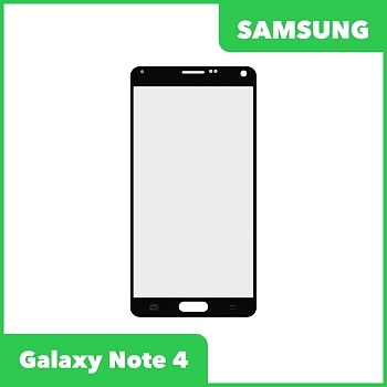 Стекло для переклейки дисплея Samsung Galaxy Note 4 (N910C), черный