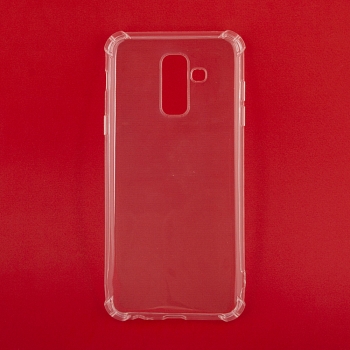 Силиконовый чехол "LP" для Samsung Galaxy J8 2018 (J810F) ударопрочный TPU Armor Case, прозрачный (европакет)