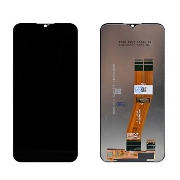 Дисплей Samsung A035F (A03)+тачскрин (черный) ориг