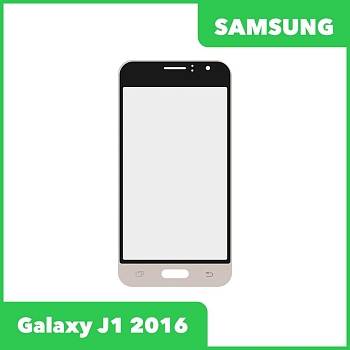 Стекло для переклейки дисплея Samsung Galaxy J1 2016 (J120), золотой