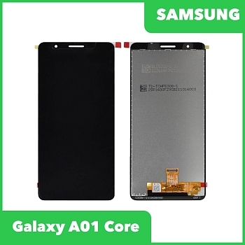 Дисплей для Samsung Galaxy A01 Core SM-A013F, DS в сборе, без рамки (черный) 100% оригинал