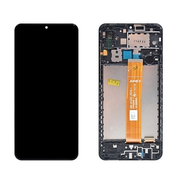 Дисплей Samsung A022G (A02) ориг LCD в рамке (черный)