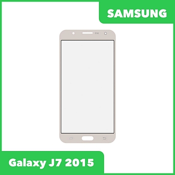 Стекло для переклейки дисплея Samsung Galaxy J7 2015 (J700), золотой