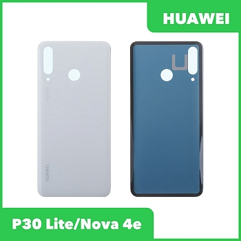 Задняя крышка для Huawei P30 Lite, Nova 4e (MAR-LX1M, MAR-AL00) (белый)