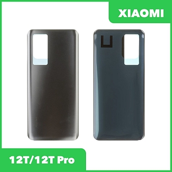 Задняя крышка для Xiaomi 12T (22071212AG), 12T Pro (22081212UG) (серебристый)