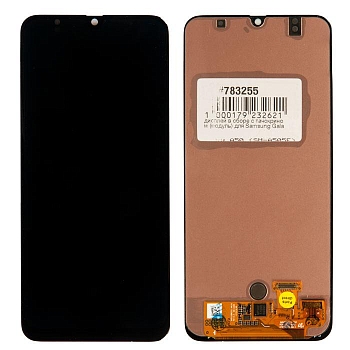 Дисплей для Samsung Galaxy A50 2019 (A505F), в сборе c тачскрином, черный (оригинал)