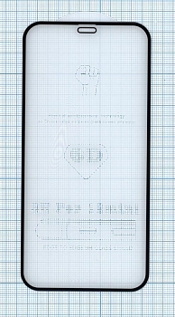 Защитное стекло 6D для Apple iPhone 12 Mini, черное