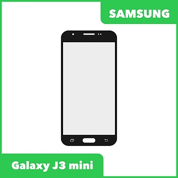 Стекло для переклейки дисплея Samsung Galaxy J3 Mini, черный