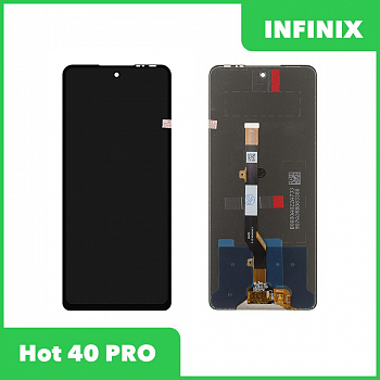 LCD дисплей для Infinix HOT 40 PRO с тачскрином (черный) 100% оригинал