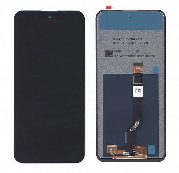 Модуль (матрица + тачскрин) для Nokia X10, черный