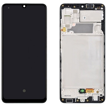 Дисплей для Samsung Galaxy A32 (A325F) в рамке + тачскрин, черный (100%)