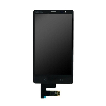 Дисплей Nokia X2 Dual (RM-1013)+тачскрин (черный)