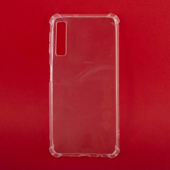 Силиконовый чехол "LP" для Samsung Galaxy A7 2018 (A750F) ударопрочный TPU Armor Case, прозрачный (европакет)