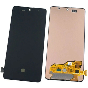 Дисплей (экран в сборе) для телефона Samsung A515F, A516F, M317F Galaxy A51, A51 5G, M31s (черный) (OLED)