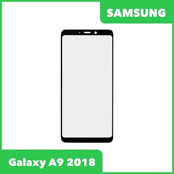 Стекло + OCA пленка для переклейки Samsung Galaxy A9 2018 (A920F), черный