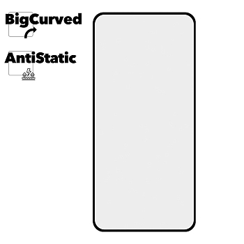 Защитное стекло для Samsung Galaxy S22 Super max Anti-static big curved glass