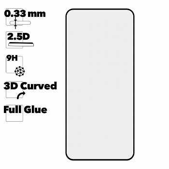 Защитное стекло IT`S ME для Xiaomi 13 OG Full Glue (черное)