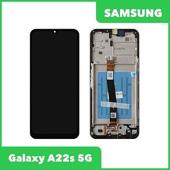 Дисплей для Samsung Galaxy A22s 5G SM-A226 в сборе GH81-20694A (черный) 100% оригинал
