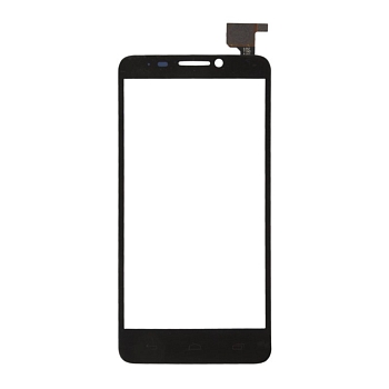Сенсорное стекло (тачскрин) для Alcatel One Touch Idol (6030D), черный