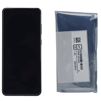Дисплей Samsung G985F 4G/G986B 5G (S20 Plus) в рамке (черный) сервисный ориг 100% Dynamic AMOLED