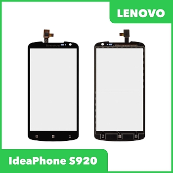 Сенсорное стекло (тачскрин) для Lenovo IdeaPhone S920, черный