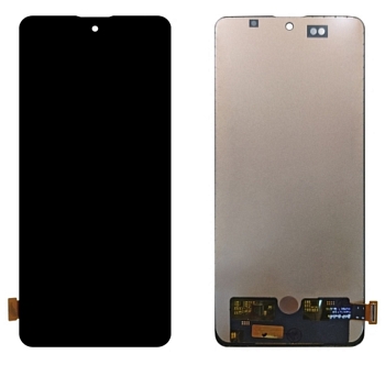 Дисплей Samsung A715F, DSM (A71)+тачскрин (черный) In-Cell