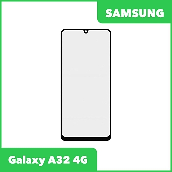 Стекло для переклейки дисплея Samsung Galaxy A32 (A325F), черный