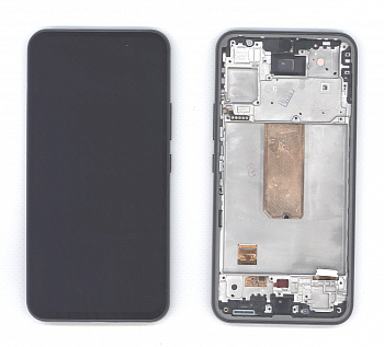 Дисплей (модуль) для Samsung Galaxy A54 5G SM-A546E в сборе с тачскрином и рамкой (Amoled) черный