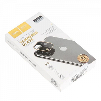 Защитное стекло для камеры Apple iPhone 11 Pro, Apple iPhone 11 Pro Max (A18), золотой