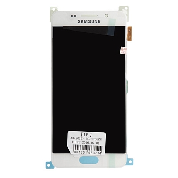LCD дисплей для Samsung Galaxy A3 (2016) в сборе (белый)