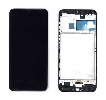 Дисплей для Samsung Galaxy M21 SM-M215 TFT черный с рамкой