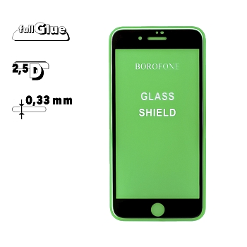 Защитное стекло Borofone E. S. F. S. S. T. G. 2.5D для Apple iPhone 7, 8 0.33 мм, черное