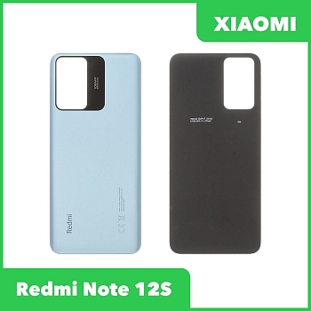 Задняя крышка для Xiaomi Redmi Note 12S (23030RAC7Y) (голубой)