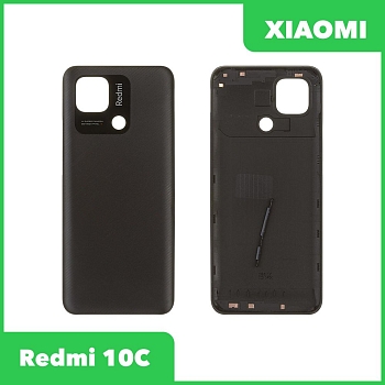 Задняя крышка для Xiaomi Redmi 10C (220333QNY) (черный)
